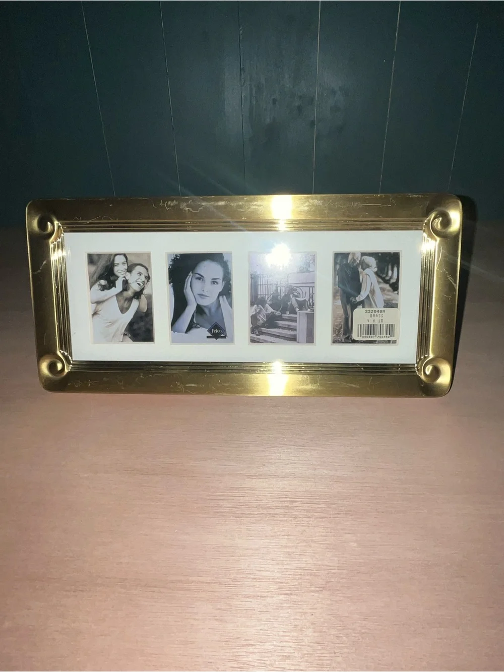 Elegant Gold Multi-Opening Picture Frame by